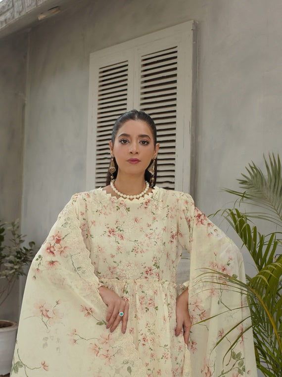 Khatoon By Manizay Lawn Collection 2025 (Design-08)