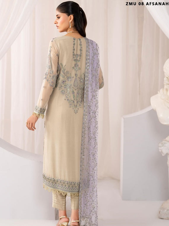 Maheer By Zarif Festive Formals 2024 (ZMU-08 AFSANAH )