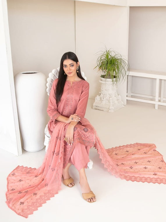 Najwa By Tawakkal Fancy Embroidered Viscose Collection (D-4436)
