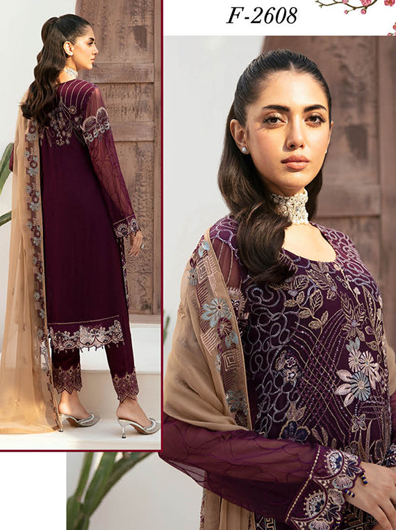 Ramsha Chiffon Collection 2024 Vol-26 (F-2608)