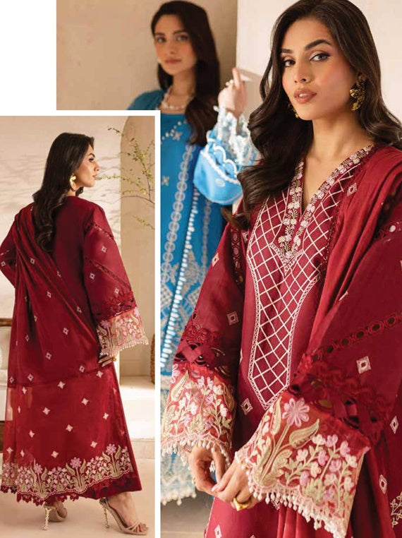 The Summer Garden By Parishay Lawn Collection 2025 (SG-12)