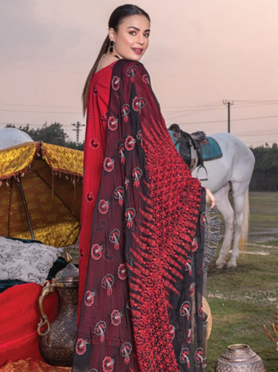 Falak By Wania Lawn Collection 2024 Vol-01 WL-48
