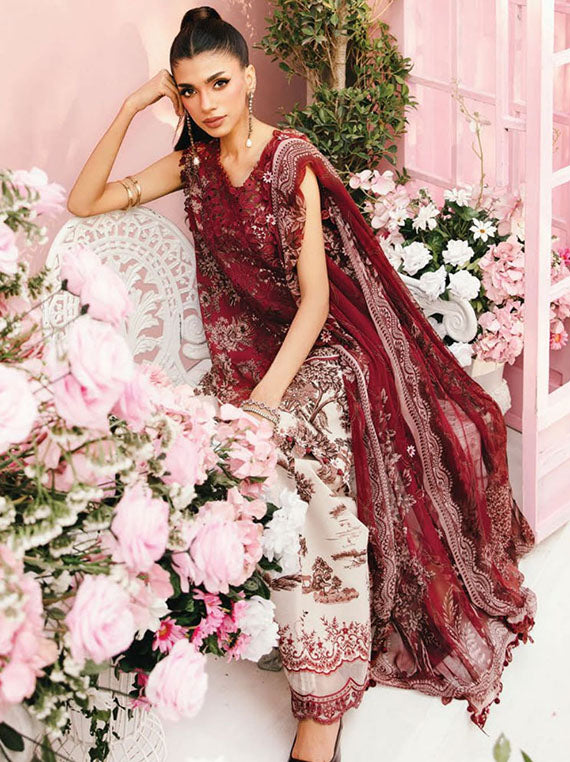 Maria B M Print Eid Lawn Collection 2025 (MPT-08A)