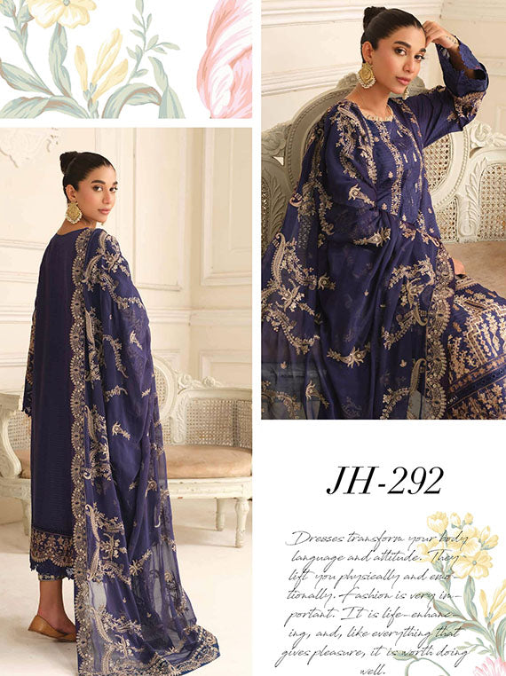 Maribel By Johra Banarsi Jacquard Viscose Collection 2024 (JH-292)