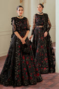 Luxury 12-Piece Handmade Embroidered Net Suit | Organza Sleeves Border, Digital Silk Lining & Dyed Silk Trouser – Unstitched Bridal & Formal Wear