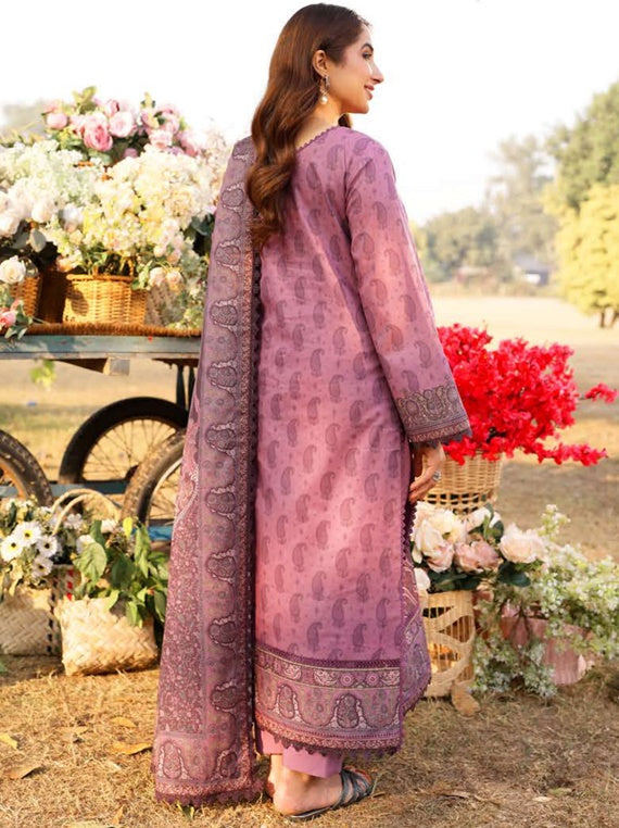 Unparalleled Elegance By Asim Jofa Lawn Collection 2025 Vol-02 (AJUUB-19)