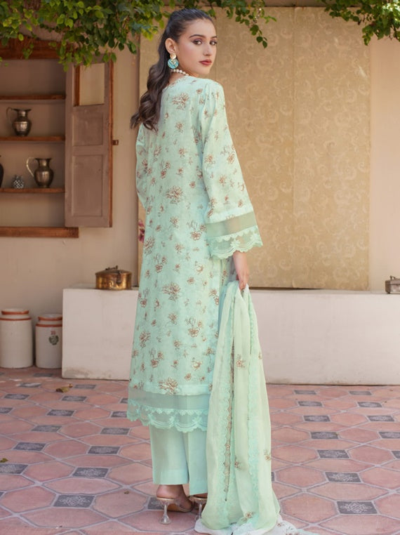 Super Anmol By Manizay Lawn Collection 2025 (D-09)
