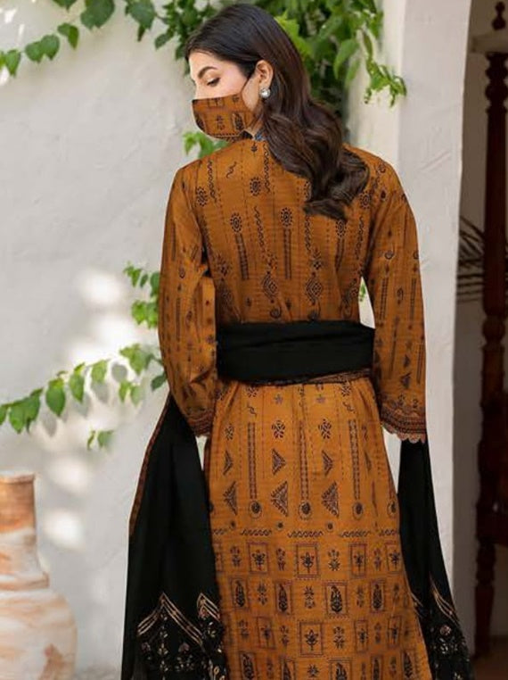 Aria By Zavi Bana Dora Lawn Collection 2025 (ZV-119)