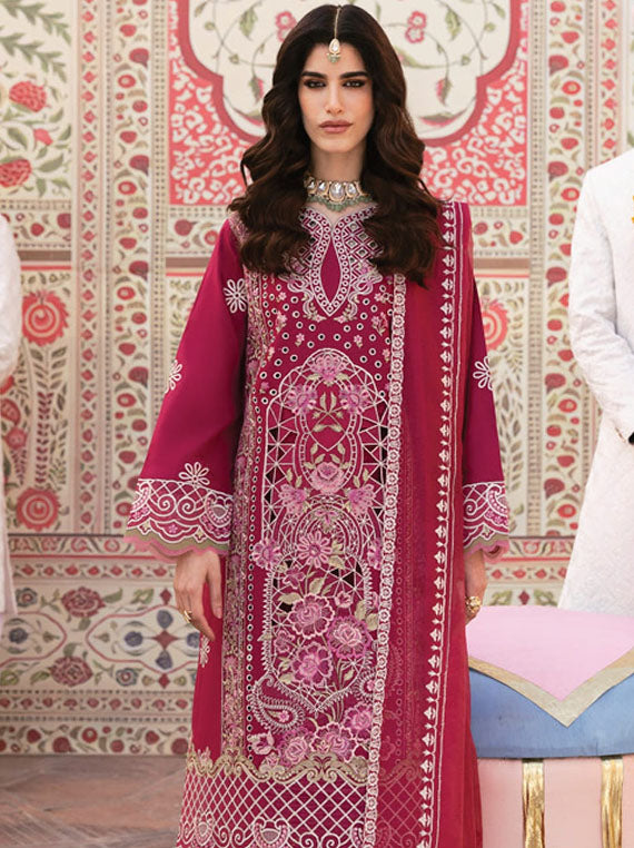 Husn-e-Jahan By Mahnur Lawn Collection 2025 (D-09)