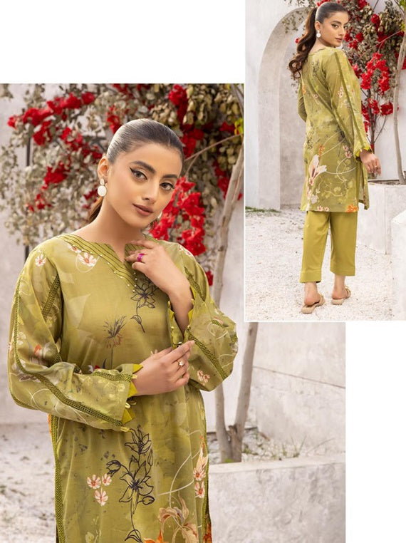 Shaista 2Pc Printed Lawn Collection 2024 Vol-03 (D-533)