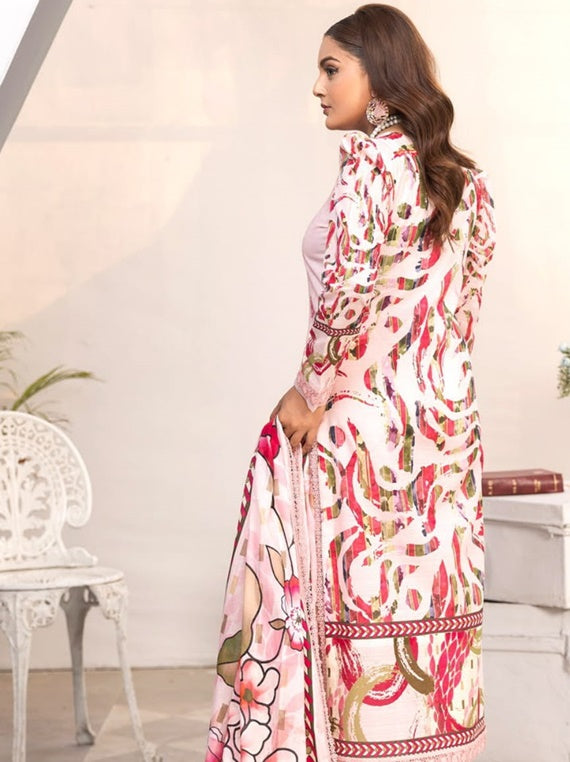 Janan By Sidra Aleem Airjet Banadora Lawn Collection 2025 (D-09)