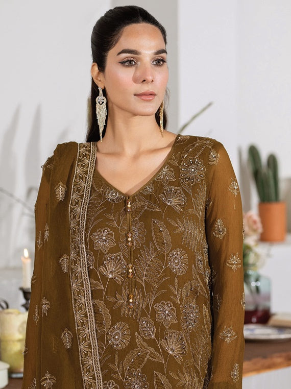 Bakhtawar By Noor-e-Fajar Chiffon Collection 2025 (SN-119)