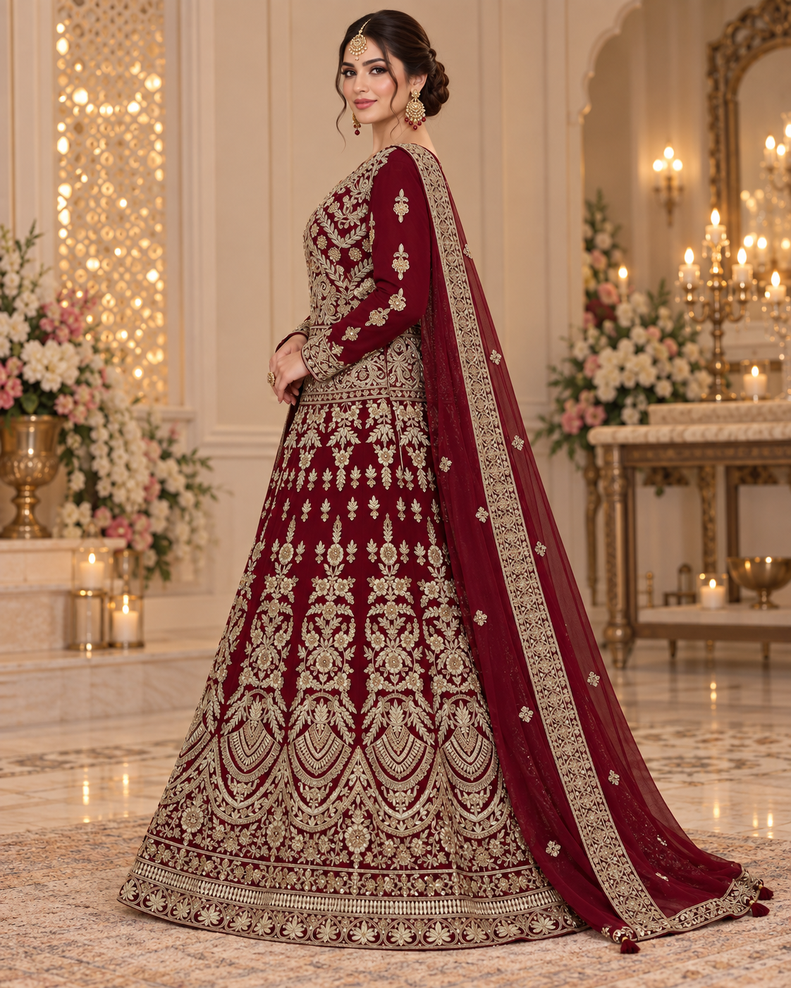Luxury Bridal Lehnga – Traditional Wedding Ensemble