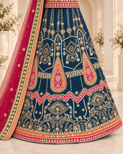 Elegant Mehndi Lehnga – Wedding Festive Wear