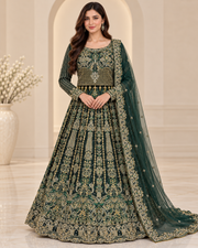 Designer Mehndi Lehnga – Luxury Festive Ensemble