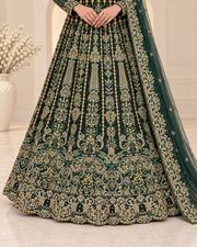Designer Mehndi Lehnga – Luxury Festive Ensemble