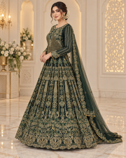 Designer Mehndi Lehnga – Luxury Festive Ensemble
