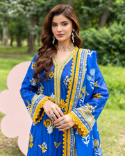 Alzohaib Colors Khaddar Digital Printed 3 Piece Suit