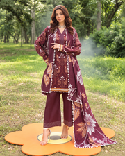 Alzohaib Colors Khaddar Digital Printed 3 Piece Suit
