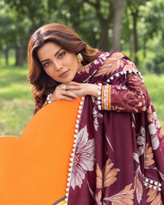 Alzohaib Colors Khaddar Digital Printed 3 Piece Suit