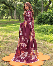 Alzohaib Colors Khaddar Digital Printed 3 Piece Suit
