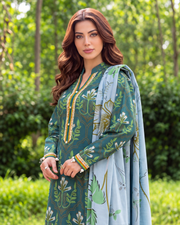 Alzohaib Colors Khaddar Digital Printed 3 Piece Suit