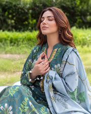 Alzohaib Colors Khaddar Digital Printed 3 Piece Suit