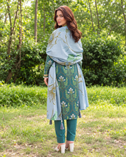 Alzohaib Colors Khaddar Digital Printed 3 Piece Suit
