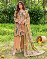 Alzohaib Colors Khaddar Digital Printed 3 Piece Suit