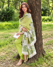 Alzohaib Colors Khaddar Digital Printed 3 Piece Suit