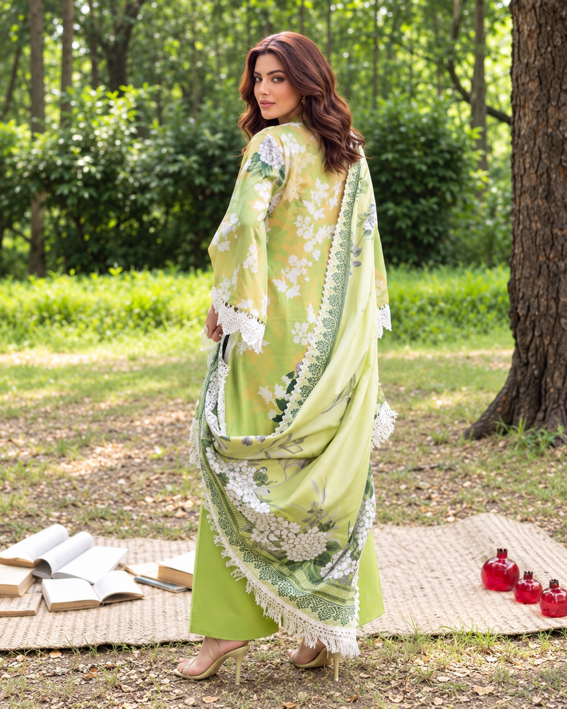 Alzohaib Colors Khaddar Digital Printed 3 Piece Suit