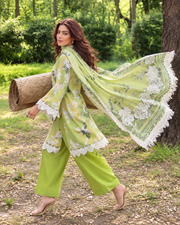 Alzohaib Colors Khaddar Digital Printed 3 Piece Suit