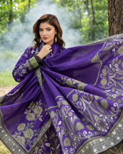 Alzohaib Colors Khaddar Digital Printed 3 Piece Suit