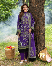 Alzohaib Colors Khaddar Digital Printed 3 Piece Suit