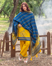 Alzohaib Colors Khaddar Digital Printed 3 Piece Suit