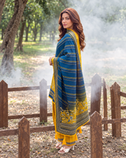 Alzohaib Colors Khaddar Digital Printed 3 Piece Suit