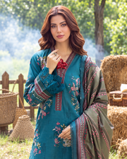 Alzohaib Colors Khaddar Digital Printed 3 Piece Suit