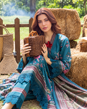 Alzohaib Colors Khaddar Digital Printed 3 Piece Suit