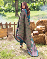 Alzohaib Colors Khaddar Digital Printed 3 Piece Suit