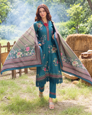 Alzohaib Colors Khaddar Digital Printed 3 Piece Suit