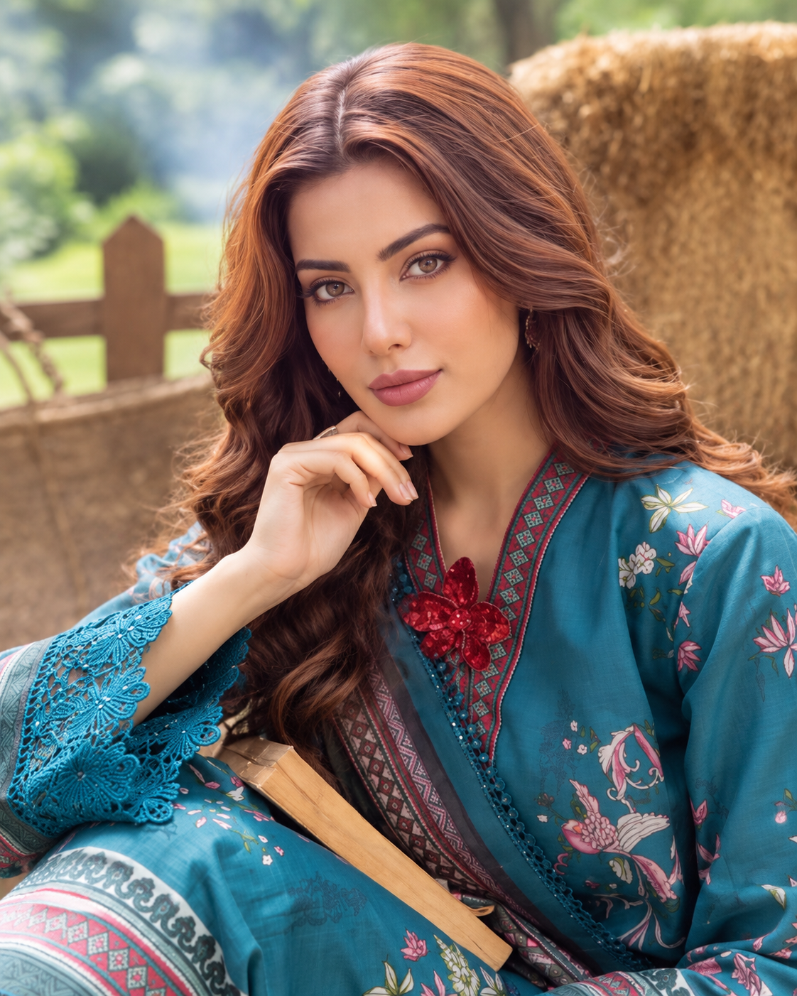 Alzohaib Colors Khaddar Digital Printed 3 Piece Suit