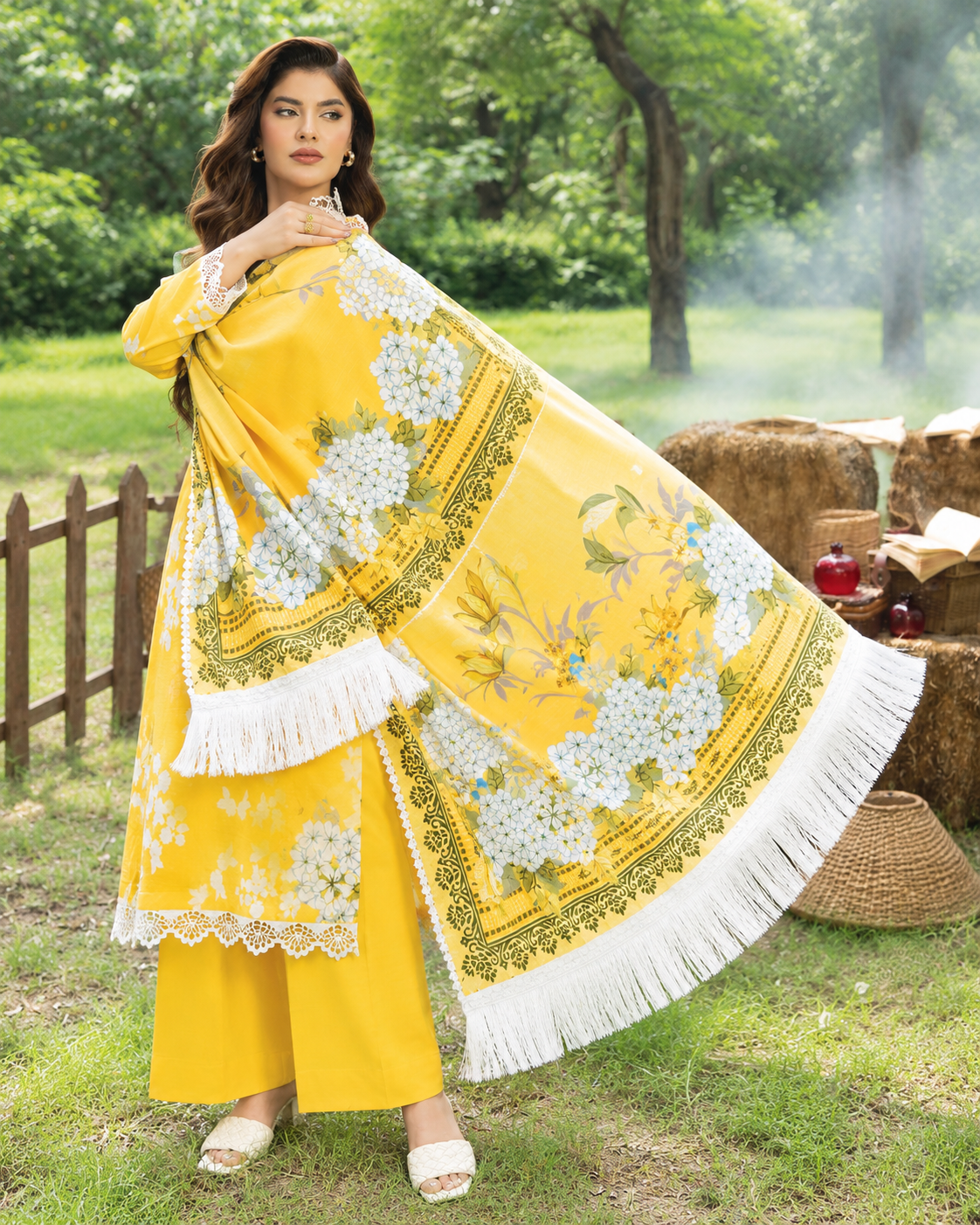 Alzohaib Colors Khaddar Digital Printed 3 Piece Suit