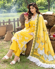 Alzohaib Colors Khaddar Digital Printed 3 Piece Suit