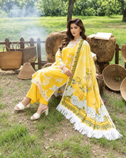 Alzohaib Colors Khaddar Digital Printed 3 Piece Suit