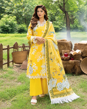Alzohaib Colors Khaddar Digital Printed 3 Piece Suit