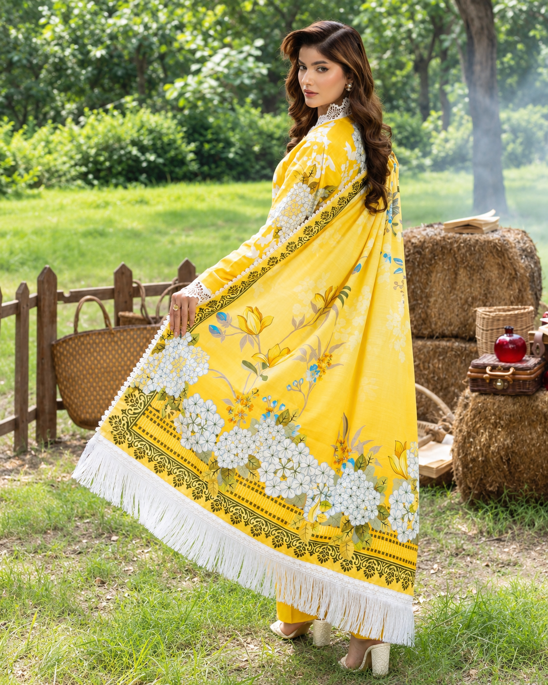Alzohaib Colors Khaddar Digital Printed 3 Piece Suit