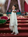 Kids Designer Silk 3-Piece Dress with Sequin Work & Organza Dupatta