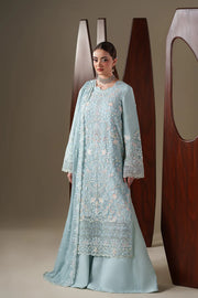 Emaan Adeel Nouvelle Luxury Chiffon 3 Piece Unstitched Embroidered Dress | Designer Chiffon Collection | Star Fabrics