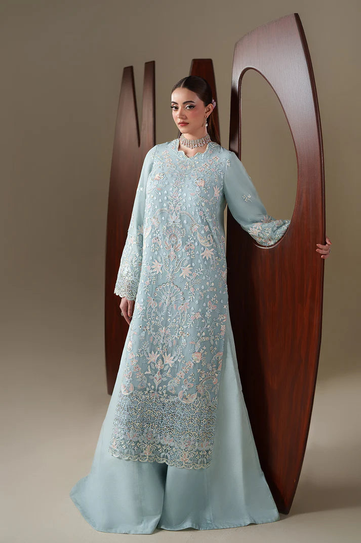 Emaan Adeel Nouvelle Luxury Chiffon 3 Piece Unstitched Embroidered Dress | Designer Chiffon Collection | Star Fabrics