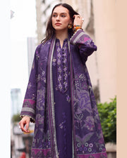 ELARA Premium Embroidered Karandi 3 Piece Suit with Pashmina Shawl